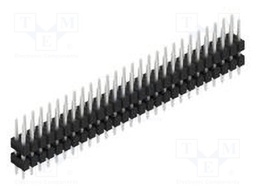 Connector: pin strips; pin header; male; PIN: 54; 2.54mm; THT; 2x27