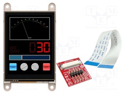 Display: TFT; 2.8"; 240x320; Window dimensions: 57.6x43.2mm; 150mA