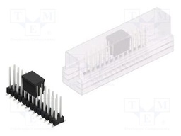 Connector: pin strips; pin header; male; PIN: 26; 2.54mm; SMT; 2x13