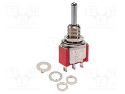 SWITCH, TOGGLE, SPDT, 5A, 120VAC, 28VDC
