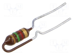 Inductor: wire; THT; 1.5mH; 100mA; 23Ω; Ø4x9.2mm; ±5%; 1.25MHz; Q: 50