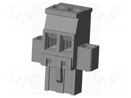Connector: pluggable terminal block; plug; female; angled 90°
