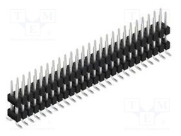 Connector: pin strips; pin header; male; PIN: 52; 2.54mm; SMT; 2x26