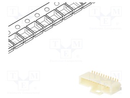 Socket; wire-board; male; Pico-Clasp; 1mm; PIN: 12; SMT; 50V; 1A
