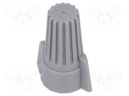 Close end; Twist Splice; 18AWG÷8AWG; screwed; grey; max.105°C