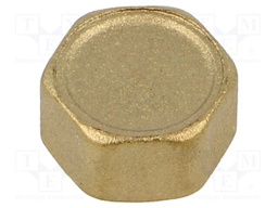 Hexagonal; max.6bar@<90°C,max.16bar@10°C÷30°C; brass CW617N
