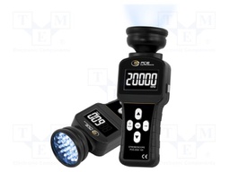 Meter: tachometer, LED stroboscope; Display: LCD 2,1"; IP20