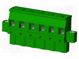 Connector: pluggable terminal block; plug; female; angled 90°
