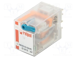 Relay: electromagnetic; 4PDT; Ucoil: 24VDC; Icontacts max: 7A; R4N