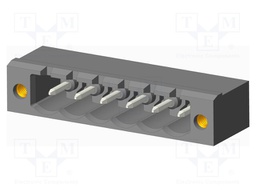 Connector: pluggable terminal block; socket; male; on PCBs