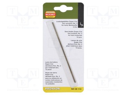 Hacksaw blade; PERTINAX,steel; 130mm; 41teeth/inch; 12pcs.