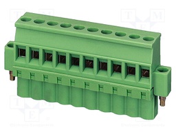 PCB connector, nominal cross section: 2.5 mm2, color: green,