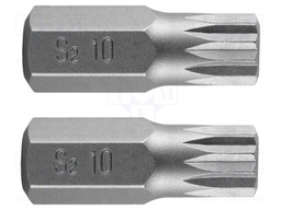 Screwdriver bit; spline (12-angles); XZN M10; Overall len: 30mm