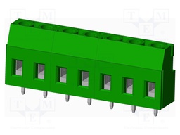 Connector: PCB terminal block; terminal; Plating: tinned; on PCBs