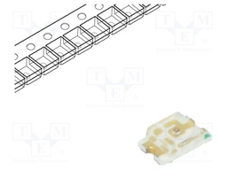 LED; SMD; 0805; orange; 120÷260mcd; 2x1.25x0.7mm; 140°; 1.8÷2.4V