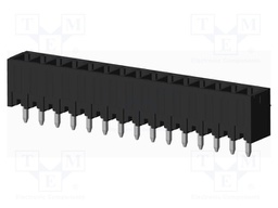 Connector: pluggable terminal block; socket; male; on PCBs