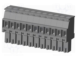 Connector: pluggable terminal block; plug; female; angled 90°