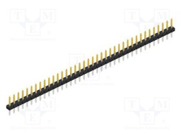 Connector: pin strips; pin header; male; PIN: 38; 2mm; THT; 1x38