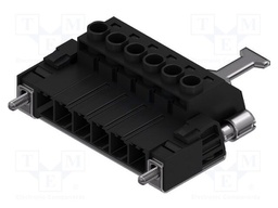 Pluggable terminal block