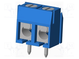 Connector: PCB terminal block; terminal; Plating: tinned; on PCBs