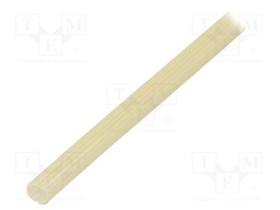 Insulating tube; natural; -20÷155°C; Øint: 4mm; L: 100m