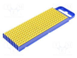 Markers for cables and wires; Label symbol: 1; 2.8÷3.8mm; yellow