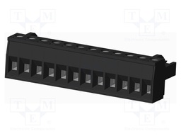 Connector: pluggable terminal block; plug; female; straight; 5mm