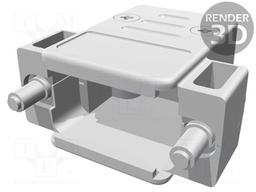 Enclosure: for D-Sub connectors; D-Sub 9pin,D-Sub HD 15pin