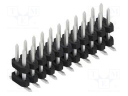 Connector: pin strips; pin header; male; PIN: 22; 2mm; SMT; 2x11