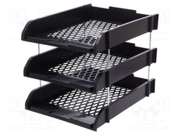 Bin; ESD; A4; Application: for storing documents; black