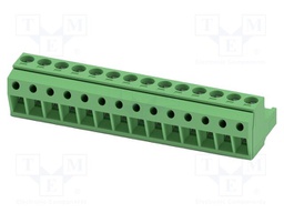 PCB connector, nominal cross section: 2.5 mm?, color: green,