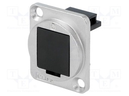 Protection cap; silver; metal; Case: XLR standard; 19x24mm