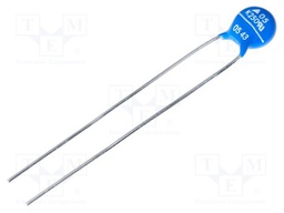 Varistor: metal-oxide; THT; 250VAC; 320VDC; 390V; 400A; 8.2J