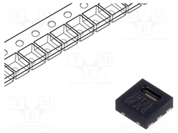 Sensor: temperature and humidity; Range: 0÷100% RH; 2.1÷3.6VDC