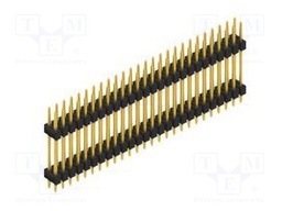 Connector: pin strips; pin header; male; PIN: 52; 2.54mm; THT; 2x26