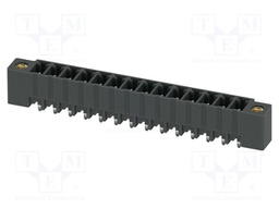 PCB headers, nominal cross section: 1.5 mm?, color: black, n