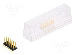 Connector: pin strips; pin header; male; PIN: 12; 2.54mm; SMT; 2x6