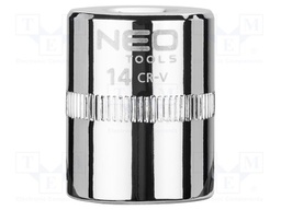 Socket; 6-angles,socket spanner; HEX 14mm; 1/4"; SUPERLOCK