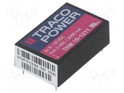 Converter: DC/DC; 10W; Uin: 9÷18V; 5VDC; Iout: 2000mA; DIP24; 14g