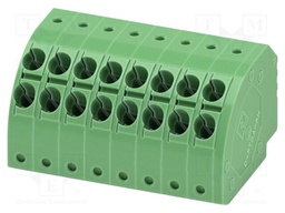 PCB connector, nominal cross section: 1.5 mm?, color: green,