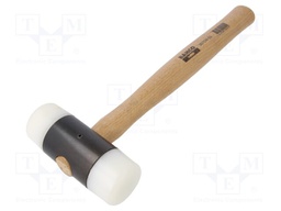 Hammer; 1.1kg; Handle mat: wood; Size: 55mm; Tip: round; W: 140mm
