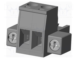 Connector: pluggable terminal block; plug; female; straight; grey
