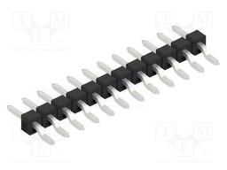 Connector: pin strips; pin header; male; PIN: 12; 2.54mm; SMT; 1x12