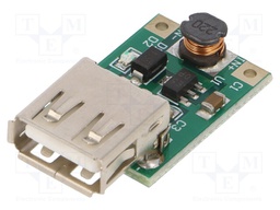 Uin: 2÷5V; 35x17mm; 1.2A; Converter: step up; Uout: 5.1V