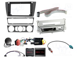 Adapter for control from steering wheel; BMW; black,silver