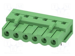 PCB headers, nominal cross section: 2.5 mm?, color: green, n