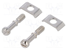 Set of screws for D-Sub; UNC4-40; Thread len: 6mm