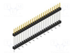 Connector: pin strips; pin header; male; PIN: 26; 2.54mm; SMT; 1x26