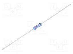 Resistor: thin film; THT; 22kΩ; 600mW; ±5%; Ø2.5x6.5mm; 50ppm/°C