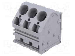 PCB terminal block; angled; 10mm; ways: 3; on PCBs; 0.2÷16mm2; 66A